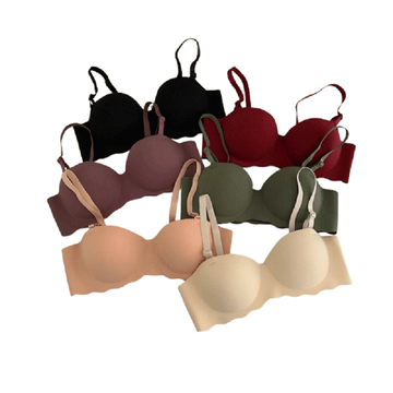 [ซื้อครบ 30.- ลดค่าส่ง 80.-] BraBraBra บราไร้ขอบ ไร้โครง บราเกาะอก ฟองน้ำ หนา 3 ซม.