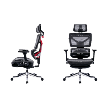 [กรอกโค้ด WORKST ลดสูงสุด 1,000] Work Station - Ergonomic chair เก้าอี้ทำงานเพื่อสุขภาพ รุ่น Model S