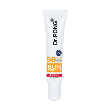 Dr.PONG Hyaluronic Ultra Light Sunscreen with Aquatide SPF50 PA+++ ครีมกันแดดหน้าสูตรอ่อนโยน