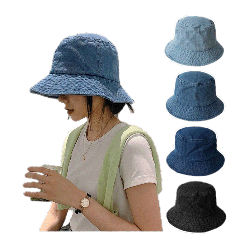 โปรโมชั่น : หมวกยีน แบบบาง เข้ากับทุกการแต่งกาย สไตล์เรโทร แฟชั่นฤดูใบไม้ผลิ และฤดูร้อน สําหรับชาวประมง