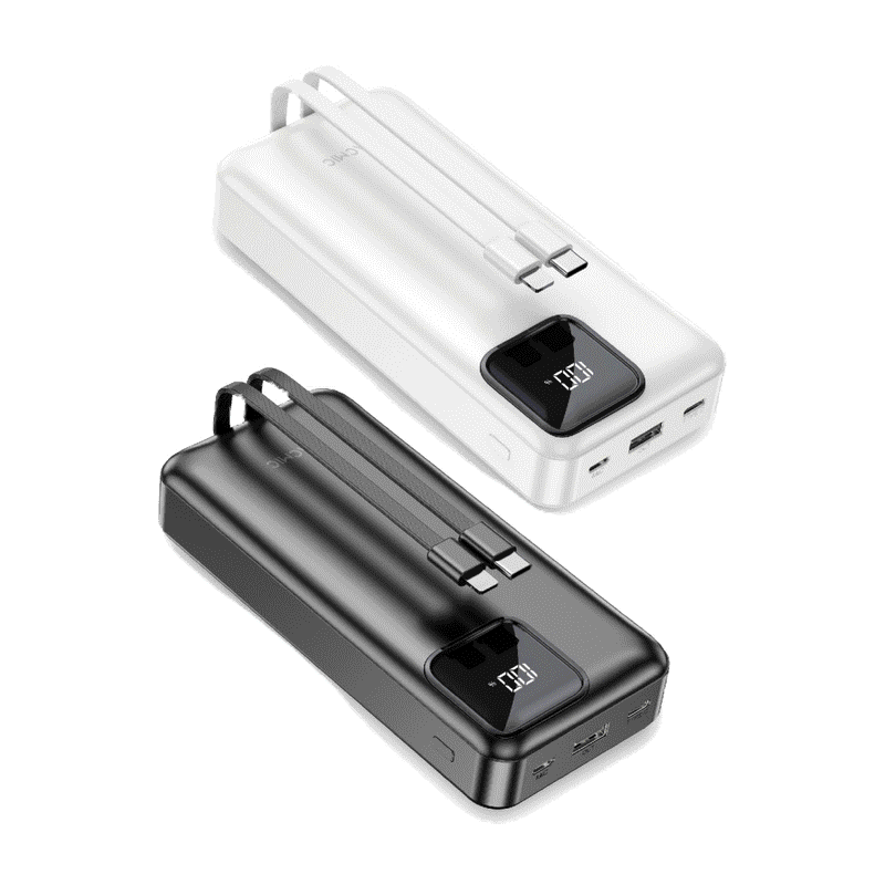 โปรโมชั่น : ACMIC AC21PRO Powerbank 20000mAh พาวเวอร์แบงค์มีสายในตัว หน้าจอ LED จ่ายไฟช่อง USB รับประกันสินค้า 1