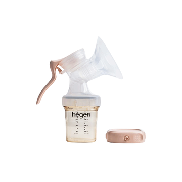 Hegen (เฮเก็น) เซ็ทปั้มมือพร้อมขวด 5 ออนซ์ / 150 มล. PCTO Manual Breast Pump Kit (SoftSqround)