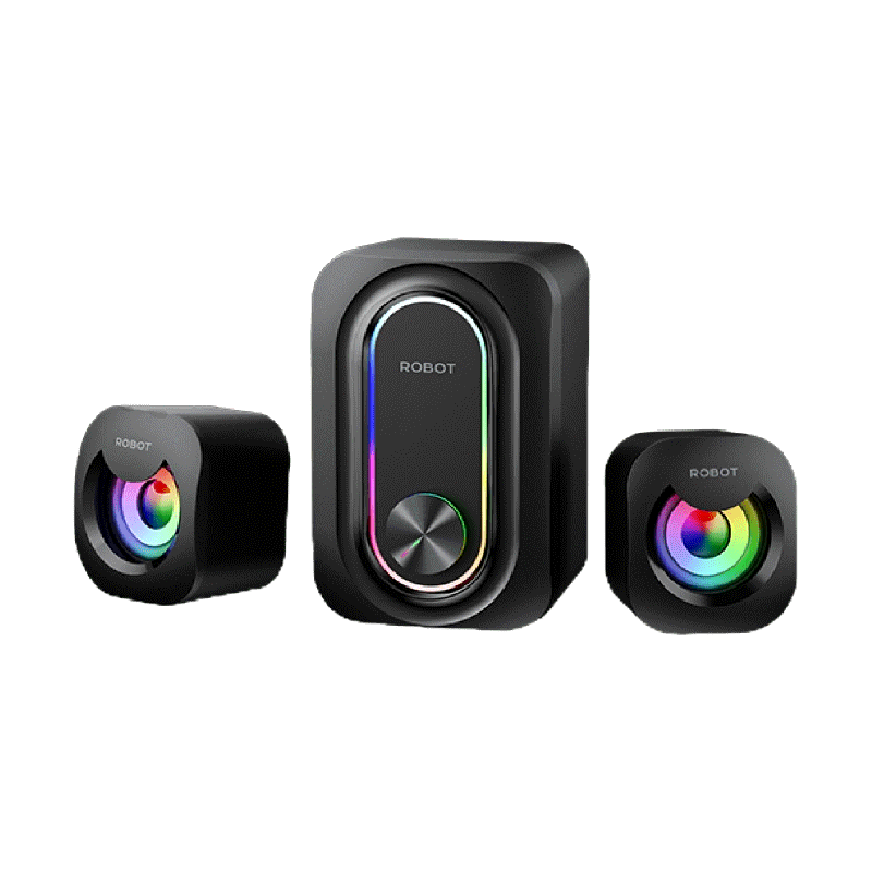 โปรโมชั่น : ROBOT ลำโพงเกมมิ่ง รุ่น RS190 ลำโพงคอมพิวเตอร์ Speaker Gaming ลำโพงแบบคู่ มีไฟ RGB