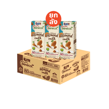 [ส่งฟรี!!] [EXP.03/05/24] Benecol รสอัลมอนด์ Almond Milk ช่วยลดการดูดซึมคอเลสเตอรอล Pack 36 กล่อง