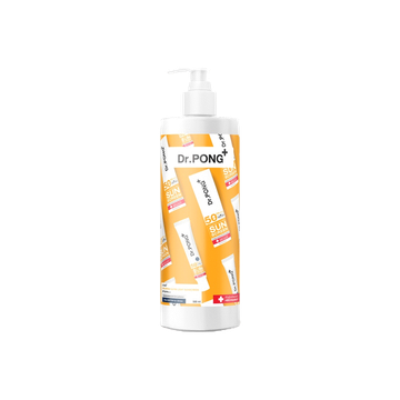 [500 ml] Dr.PONG Hyaluronic Ultra Light Sunscreen with Aquatide SPF50 PA+++ กันแดดหน้า