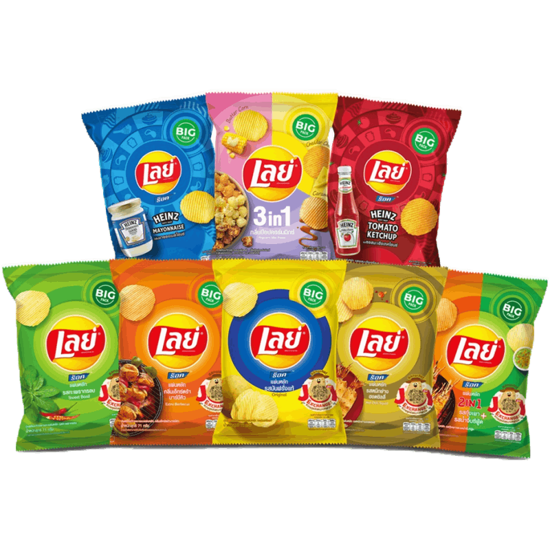 [แพ็คสุดคุ้ม] Lays Rock เลย์ร็อค แผ่นหยัก ขนาด 32 บาท 3 ซอง (เลือกรสได้) (ขายดี)