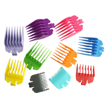 โปรโมชั่น : พร้อมส่งทันที หวีรองปัตตาเลี่ยนตัดผม WAHL 3-25 มม. 10 ชิ้น