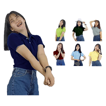 [โค้ดลด 20% ดูที่โพสหน้าร้าน] เสื้อโปโล (หญิง) ทรงเข้ารูป SlimFit เสื้อคอปกหญิง ผ้านุ่ม ไม่ต้องรีด สีใหม่