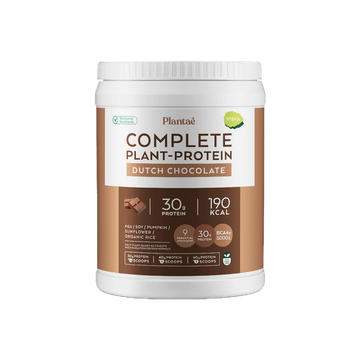 [ลดเพิ่ม 130.- PLANMAR24] Plantae Complete Plant-Protein : Active BCAAs รสDutch Chocolate 1 กระปุก ขนาด 800g : โปรตีนพืช