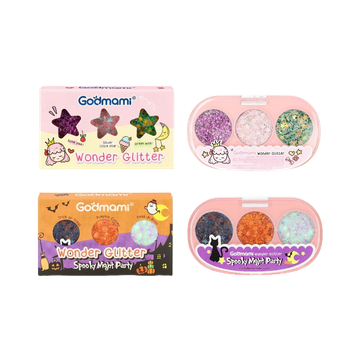 โปรโมชั่น : Godmami วันเดอร์ กลิตเตอร์ กลิตเตอร์แต่งหน้าเด็ก เนื้อบาล์มบัตเตอร์ ไม่ต้องทากาว