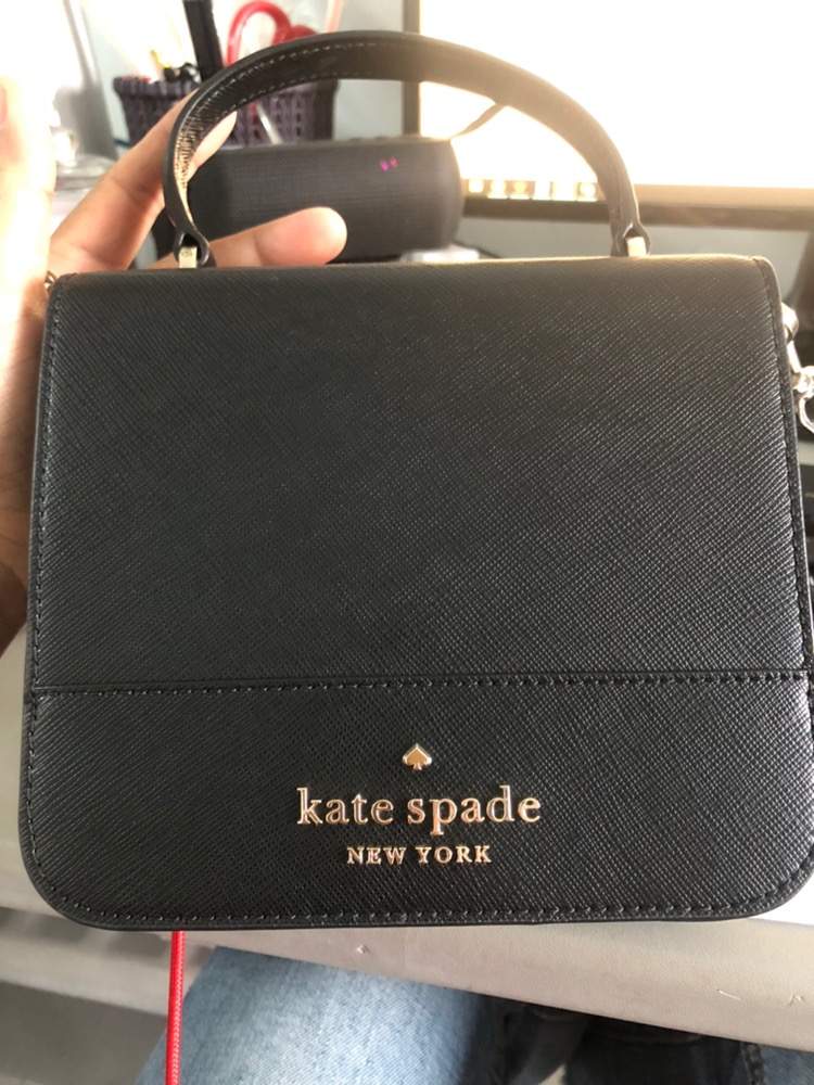 Kate Spade Colada Staci Pineapple Square Flap Crossbody Top Handle Pink  Multi