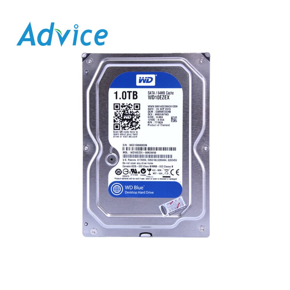 wd-1-tb-hdd-ฮาร์ดดิส-blue-7200rpm-64mb-sata-3-wd10ezex