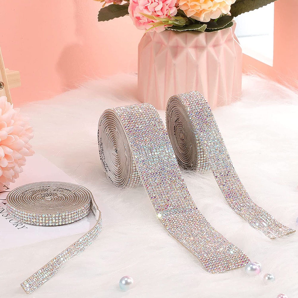 baosity-self-adhesive-rhinestones-self-adhesive-crystal-diamond-ribbon-for-scrapbook-decoration-silver-1-4cm-glitter-gems-sticker-wedding-cake-birthday-party-for-bedroom-bathroom-bathroom-decor-sticke