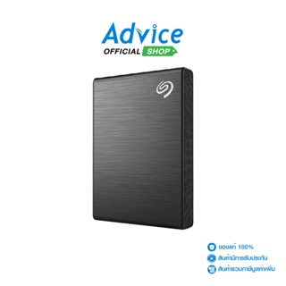 SEAGATE  500 GB EXT SSD เอสเอสดีภายนอก ONE TOUCH BLACK (STKG500400)