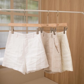 Avocado linen marshmallows shorts