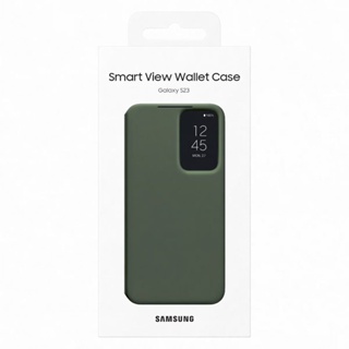 Samsung Official Galaxy S23 Smart View Wallet Case ( Green ), EF-ZS911CGEGWW