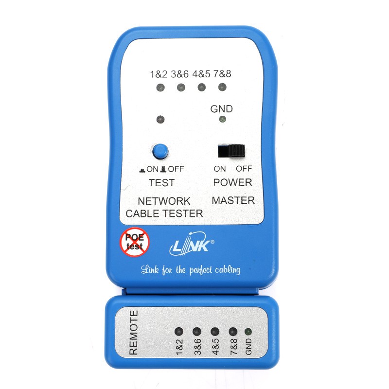 link-อุปกรณ์ทดสอบสัญญาณสาย-lan-สายโทรศัพท์-cable-tester-tx-1302