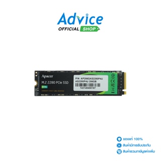 APACER  256 GB SSD เอสเอสดี M.2 PCIe AS2280P4U (AP256GAS2280P4U-1)