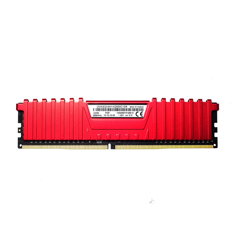 ภาพสินค้าCORSAIR RAM แรม DDR4(2666) 8GB Vengeance LPX Red (CMK8GX4M1A2666C16R) จากร้าน adviceit_officialshop บน Shopee ภาพที่ 1