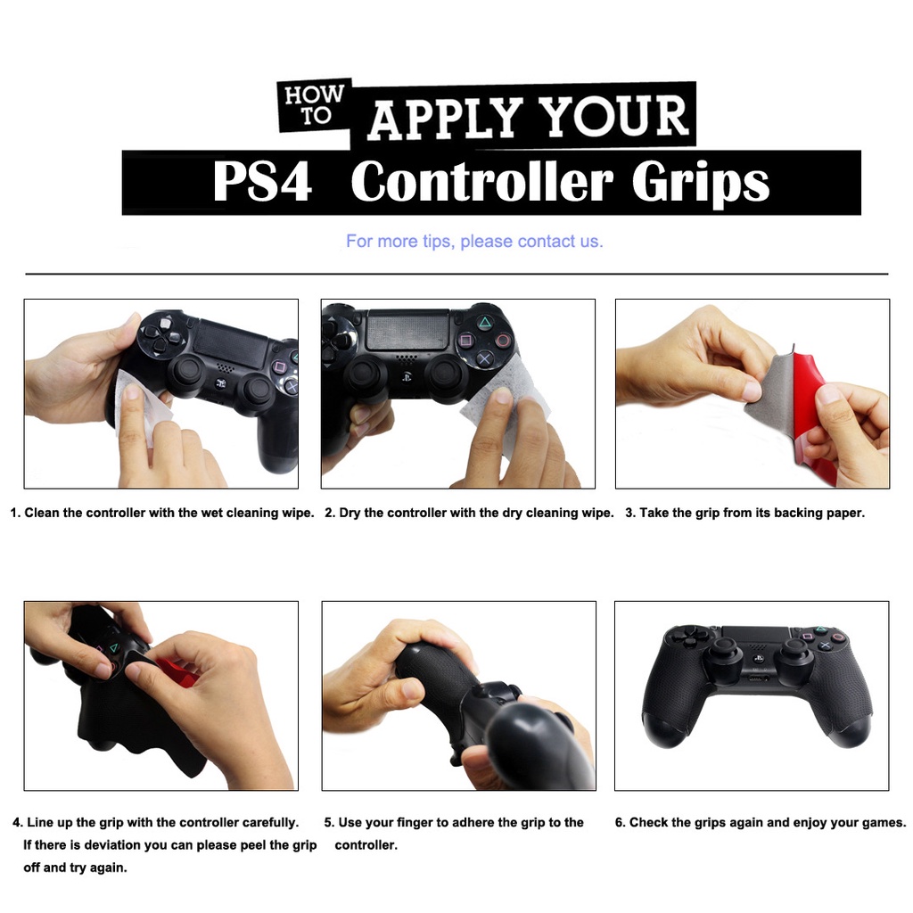 สติกเกอร์-กันลื่น-สําหรับติดจอยเกม-ps4-ps4-grip-ps4