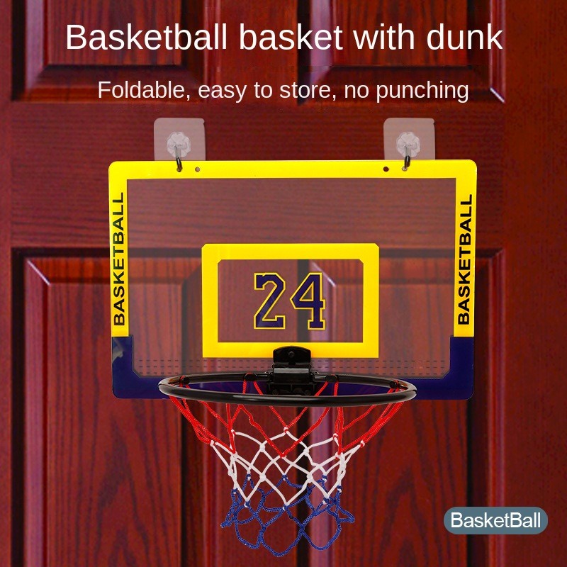 ภาพหน้าปกสินค้าMini Basketball Hoop Set Sport Toys for Indoor Home Office Kids Children Adults Teens