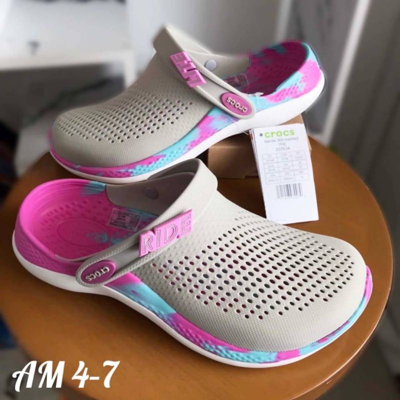 Crocs Lite Ride Clog รองเท้าแตะ แบบลำลอง มาใหม่สุดฮิต ใส่ได้ทุกเพศ มี ...