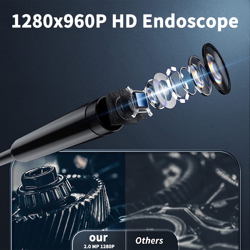 cenzimo-กล้องงูพร้อมไฟ-led-8-ดวง-usb-กล้องส่องกล้อง-borescope-อุตสาหกรรม-1280p-hd-พร้อมสายงูกึ่งแข็ง-16-4-ฟุต-กล้องตรวจสอบกันน้ำสำหรับ-iso