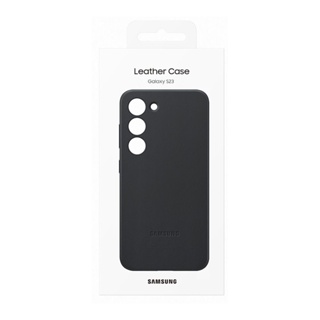 Samsung Official Galaxy S23 Leather Case ( Black ), EF-VS911LBEGWW