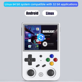 Anbernic RG353V เครื่องเล่นเกมมือถือ 3.5 นิ้ว 640*480 Android 11 Linux OS HD ในตัว 20 เกมจําลอง 54000❃