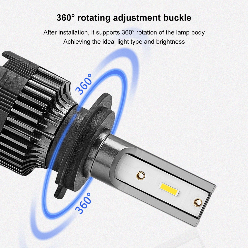 insmart-1คู่-หลอดไฟหน้ารถยนต์-f5-แสงสีขาว12000lm-h4-h7-h11-h27-9005-hb3-9006-hb4-h1-led-หลอดไฟตัดหมอก-แสงสว่างทั้งใกล้และไกล-หลอดสปอตไลท์