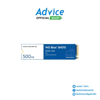 WD SSD เอสเอสดี 500 GB M.2 PCIE BLUE SN570 (WDS500G3B0C) NVME