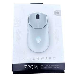 Alienware AW720M Tri-Mode Wireless Gaming Mouse ( Lunar light ) - 26000 DPI