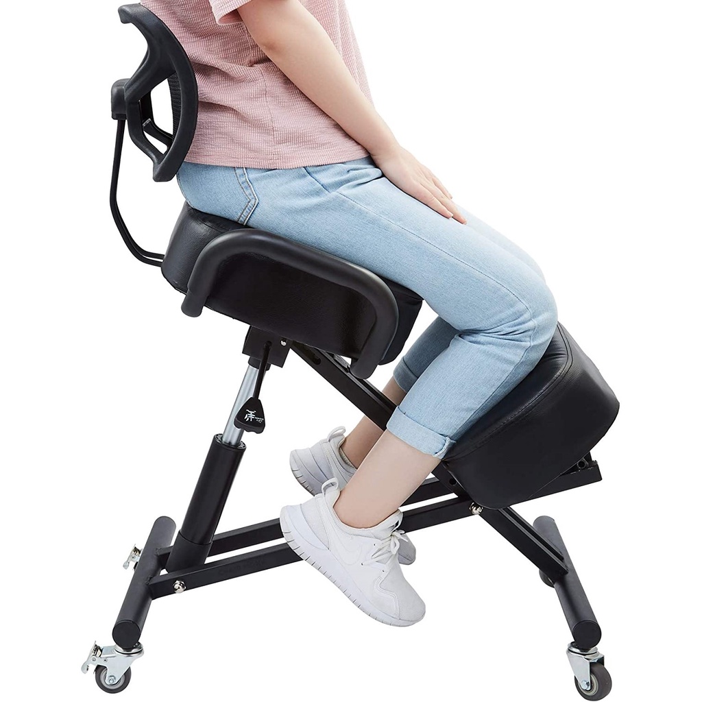 Ergonomic Kneeling Chairเก้าอี้นั่งคุกเข่าตามหลักสรีรศาสตร์พร้อมพนักพิง