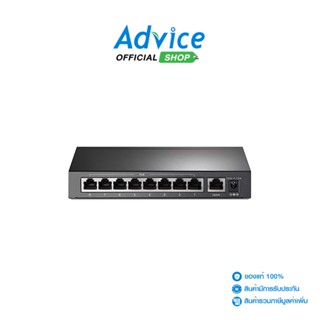 TP-LINK Switching Hub 8 Port TL-SF1009P (7,8 POE ,+1 Uplink) - A0147726