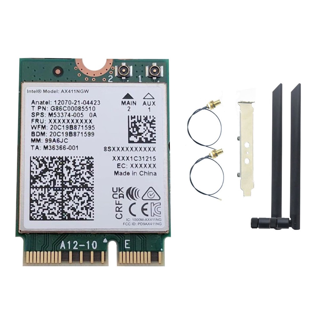 intel-ax411-wi-fi-6e-tri-band-m-2-cnvio2-2230-network-card-w-external-antenna