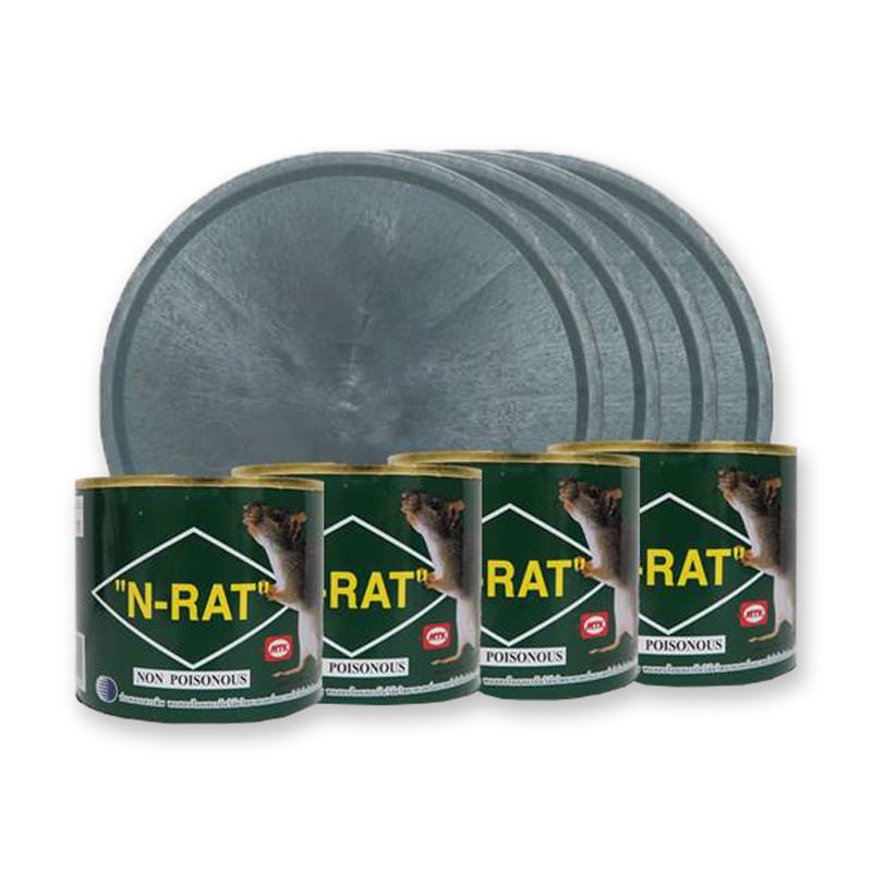 เอ็นแรท-กาวถาดดักจับหนูสำเร็จรูป-1-2ปอนด์-x-4-กล่องn-rat-glue-for-trap-rat-1-2-pound-x-4