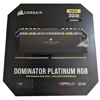 Corsair Dominator Platinum RGB 32GB (2 x 16GB) DDR5 DRAM 6400MHz C32 Memory Kit