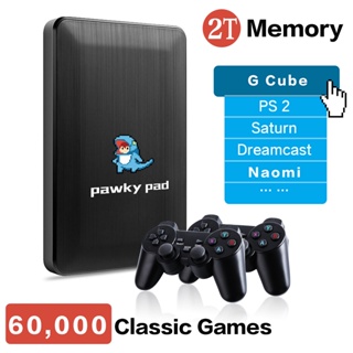 Pawky Pad เกมคอนโซลวิดีโอ 4K 3D สําหรับ G Cube Saturn PS2 Naomi 60000+ Games❃