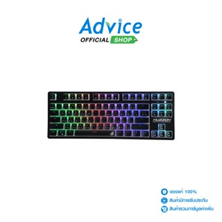 KEYBOARD SIGNO KB-751 NUZZON (BLUE-SWITCH) (BLACK)