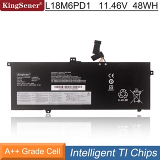 KingSener L18M6PD1แบตเตอรี่แล็ปท็อปสำหรับ Lenovo ThinkPad X390 X395 X13 1st Gen L18C6PD1 L18L6PD1 02DL017 SB10K97655 02D