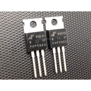 1ตัว FHP5N60 5N60 TO-220 5A600V New Original FH Flying Rainbow N/5A/600V