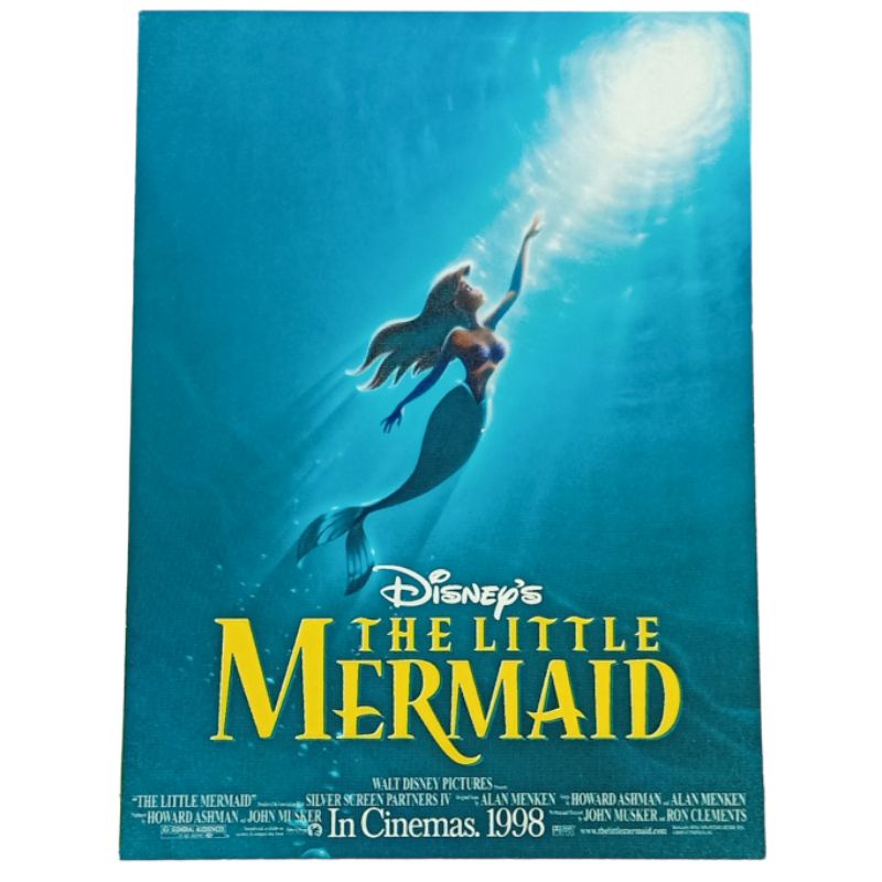 handbill-เซต-3ใบ-the-little-mermaid-1998-เงือกน้อยผจญภัย-แฮนด์บิล-ใบปิดหนัง