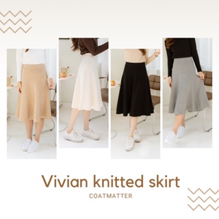 Coatmatter - Vivian knitted skirt กระโปรงไหมพรม