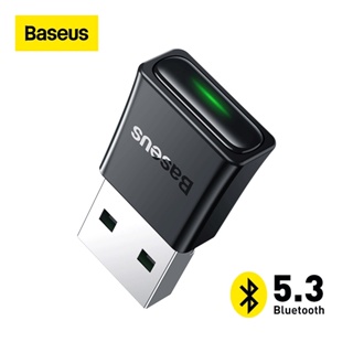 Baseus BA07 อะแดปเตอร์รับส่งสัญญาณเสียงลําโพงบลูทูธ 5.3 USB ไร้สาย ไร้ไดรเวอร์ ความละเอียดสูง สําหรับ PC แล็ปท็อป