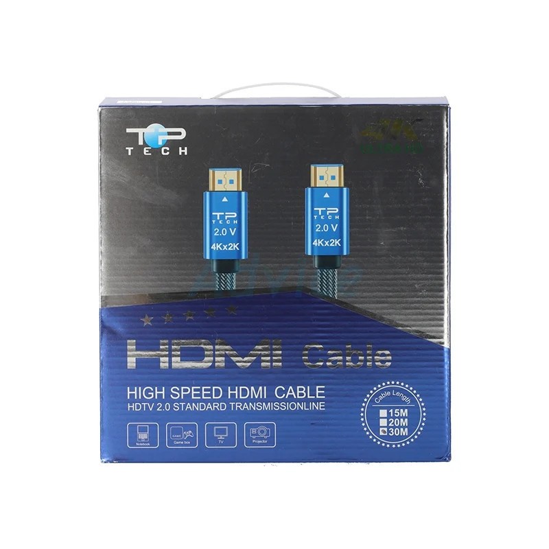 tech-cable-hdmi-4k-v-2-0-m-m-30m-top-ฃ-สายถัก
