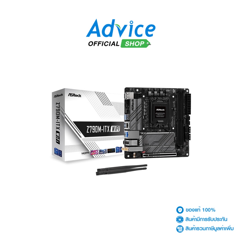 MAINBOARD 1700 ASROCK Z790M ITX WIFI Shopee Thailand