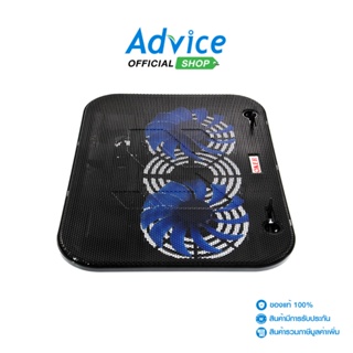 OKER Cooler Pad HVC-632 (2 Fan) Black