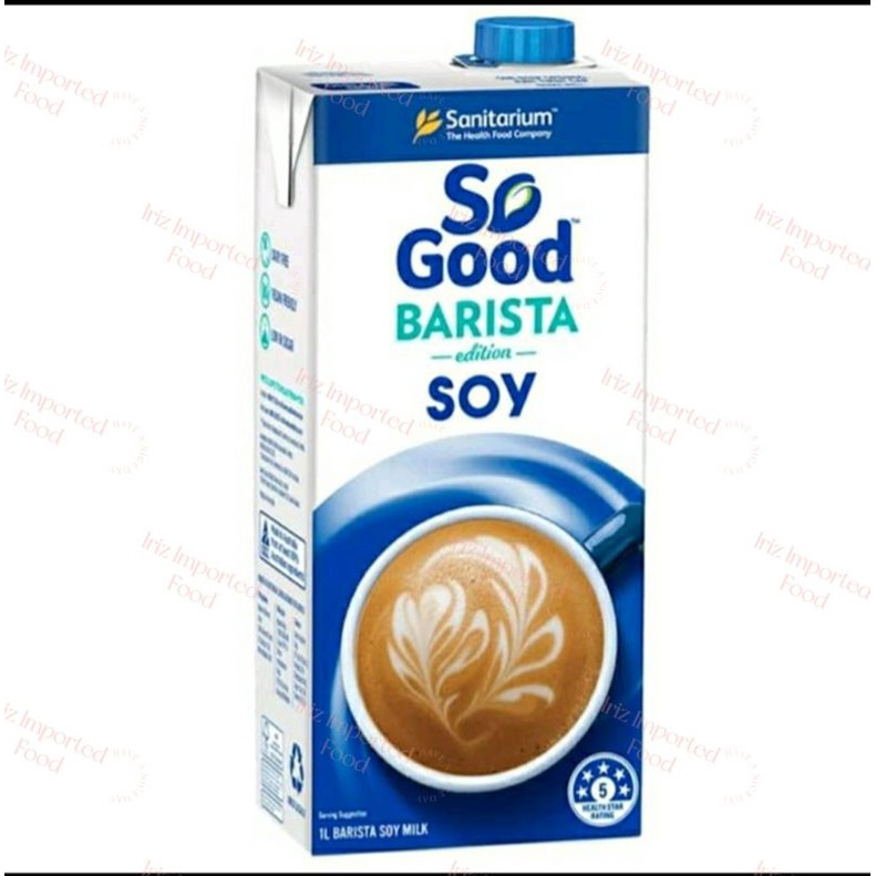 โซกู๊ด นมถั่วเหลืองสูตรบาริสต้า Sanitarium So Good Barista Soy Milk 1