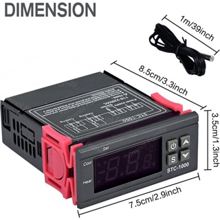 STC 1000 LED เครื่องควบคุมอุณหภูมิการฟักไข่ Thermoregulator รีเลย์เครื่องทำความร้อน 220V ส่งจากไทย