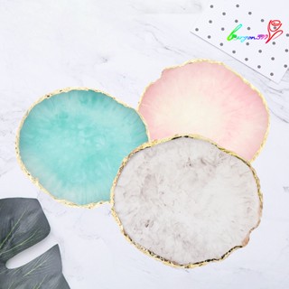 【Ag】ที่วางเล็บเรซิ่น ขอบสีทอง สําหรับตกแต่งเล็บ Diy